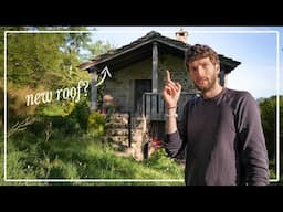 Figuring out the renovations plans for our stone cabin in the mountains