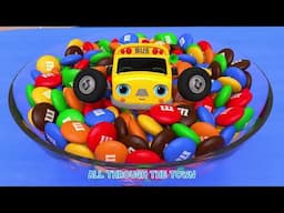 Learn Animals Names With Five Little Animals Jumping Song   Nursery Rhymes & Kids Songs   ToyMonster