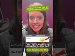 Today Is the Deadline to Sign Up for the May SAT!