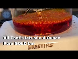 Evaporating GOLD Solution to Dryness Pt1