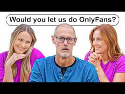 Twin Daughters Put Their Dad Through The Most Awkward Q&A