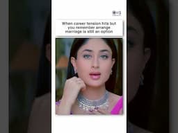 When career crisis hits but then you remember..Shaadi still exists#LataMangeshkar #kareenakapoorkhan