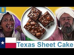 Tribal People Try Texas Sheet Cake For The First Time