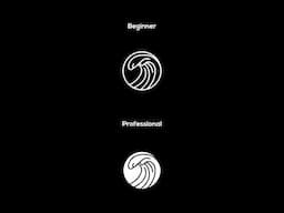 Beginner vs Pro: Simple Technique to Invert Your Logo in Illustrator #shorts