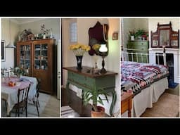 Vintage style interior decor inspiration.Traditional home decor inspiration.#vintagestyle #homedecor