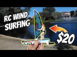 Affordable Fun! : Check Out this RC Windsurfer Board that's ONLY $20