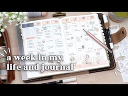 🌷 A Week in my Hobonichi Journal & Shop Launch Preparation || March 2025