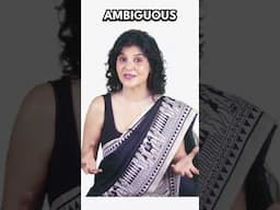 Ambiguous - Meaning, Examples | A to Z Vocabulary Series | #Shorts #English #Vocabulary #ashortaday