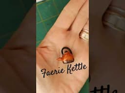 Tiny Copper Kettle for the Faerie Stove 🍵 Miniature Magic