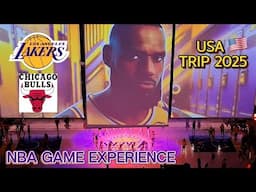 US Trip 2025 🇺🇸 | Watch Lakers Game at the Crypto Arena #nba