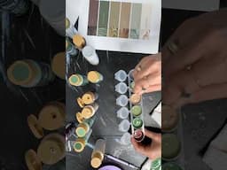 Custom color mixing | mandala painting