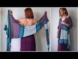 Step-by-Step: How to Knit the Special Stitches in the Lovely, Lacy Lupine Forest Shawl + Win Yarn!