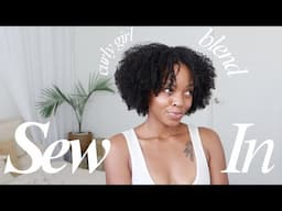 THE Curly Girl Sew-In +THE Blending Method For EVERY Texture! Ft. CurlsQueen