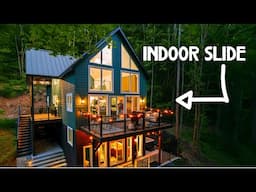 The Ultimate Family Cabin w/ Indoor Slide! Full Tour!!