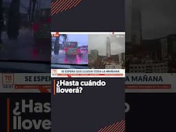 ¿Hasta cuándo lloverá en Santiago?