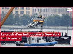 Crash d'un hélicoptère à New York : un couple et leurs trois enfants décédés