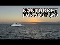 How to take the Ferry to Nantucket