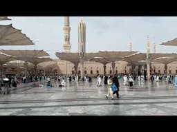 The serenity of Zuhr time in Masjid an Nabawi, Madinah