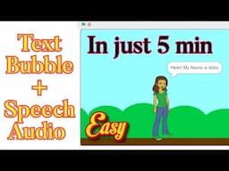 How to create easy game in scratch | Easy steps to learn coding | Coding for kids | Text to Speech