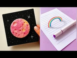 10 Cool Art ideas || easy painting for beginners