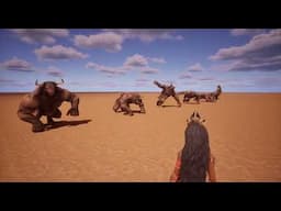 Wild Life - Creature Animation WIP - Feral Bull