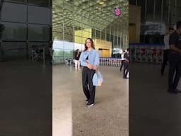 Sophie Choudry’s airport look gets cuter with her Labubu buddy by her side!