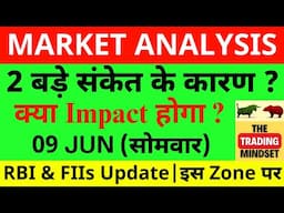 Nifty Prediction For Tomorrow | 09 June Banknifty Monday Market Prediction Tomorrow