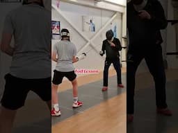 Grace in motion, precision in every strike — the dance of blades begins. #fencing #foilfencinglesson