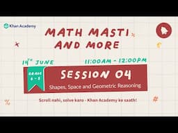 Math Masti and More: Shapes, Space and Geometric Reasoning- English