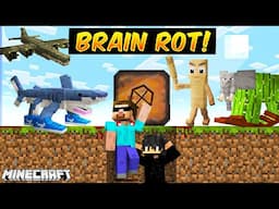 We Created Bunker to Survive BRAINROT ANIMALS in Minecraft