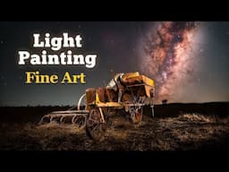 Fine Art Light Painting - Milky Way Photography Lighting Full Edit
