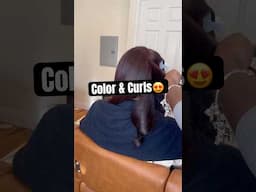 This color with these curls 🙌🏾😍