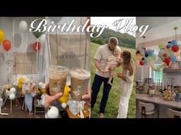 VLOG: Party prep, Celebrating Maverick's first birthday, Change of plans, Mothers day & more!