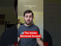 The Italian Montreal Accent! #Montreal #Quebec #Accents #Languages #linguistics