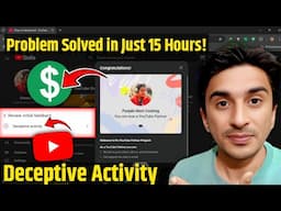 Movie Upload करके आती है | Deceptive Activity | Spam Deceptive Activity कैसे हटाये | 1001% Solved💲