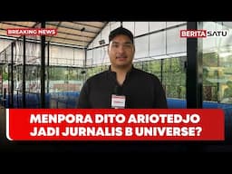 Menpora Dito Ariotedjo Jadi Reporter untuk Beritasatu? Ini Penampilannya #beritasatu