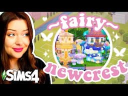 Turning Newcrest into a FAIRY WORLD in The Sims 4