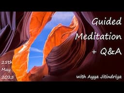 Guided Meditation + Q&A with Ayya Jitindriya ~ Sunday 25th May @ 7am AEST