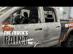 Fixing Our DAMAGED Truck! Paint Repair, Wrap Fix & New Cover! 🔧💥