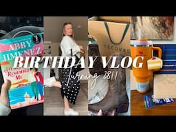 MY 28TH BIRTHDAY VLOG! | Book Shopping, First Pair of Tecovas + Unboxing, Apartment Chaos & More!