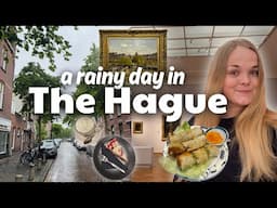A rainy day in The Hague, Netherlands