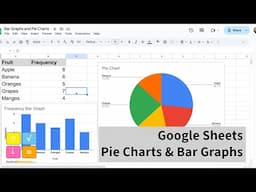 How to Make a Pie Chart and Bar Graph in Google Sheets | MYP & IGCSE Mathematics