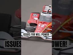 Trouble for the pole sitter! 😬 #indycar #racing #bommarito500 #willpower