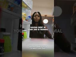 Having Debt in Your 20s is... #personalfinance