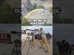 Insane Tripod Shot at 1500 Yards! RRS TVC-22i Tripod + Custom 6.5 Creedmoor. #longrangeshooting