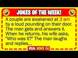 🤣 BEST JOKES OF THE WEEK! - A man and his wife are jolted awake by a relentless... | Funny Dad Jokes