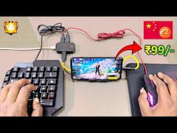 How to play free fire with keyboard mouse in mobile | Buy & setup keymapping 4 in 1 mix pro combo