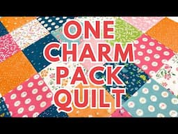 Simple patchwork quilt with a twist!