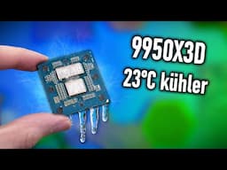Noch kühler und effizienter als zuvor – Ryzen 9950X3D Delidded