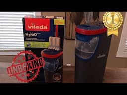 Vileda H2prO Flat Mop System Unboxing And Demonstration